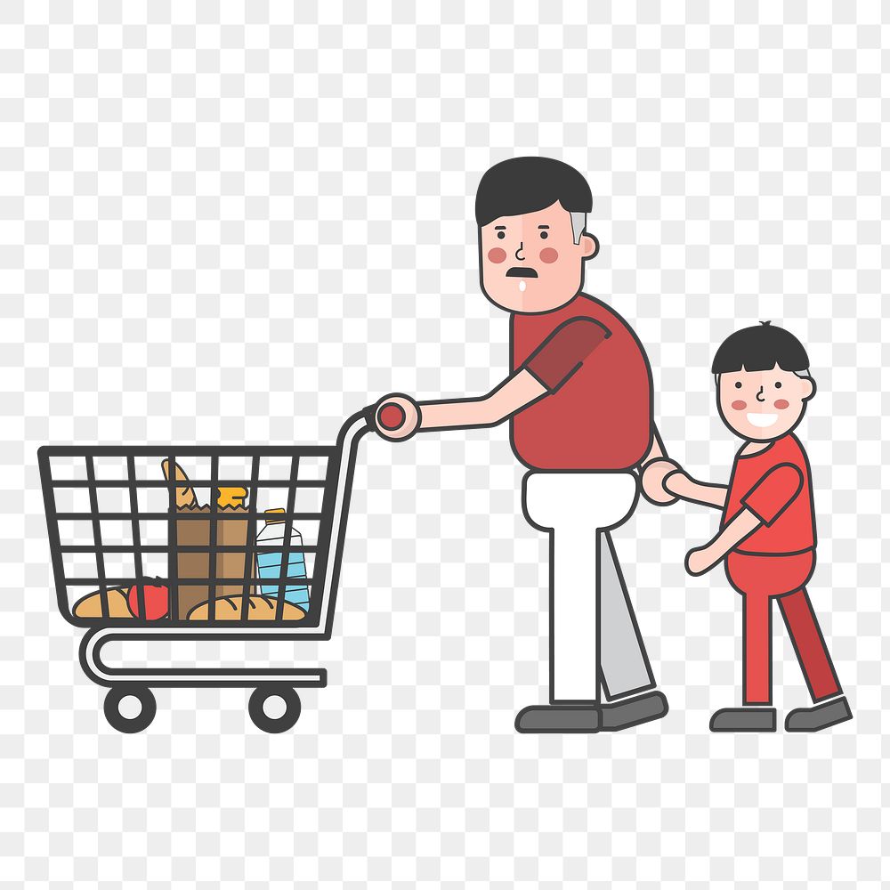 Supermarket  png illustration, transparent background