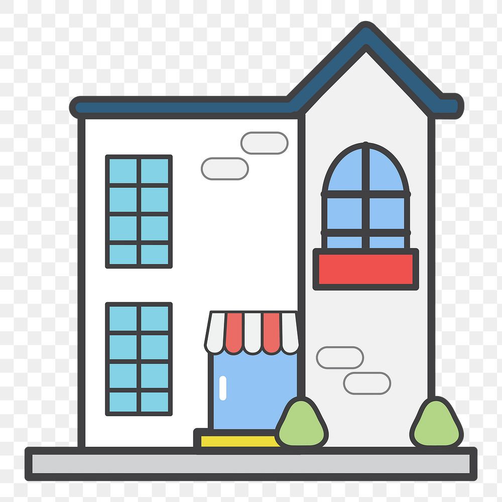 House png illustration, transparent background