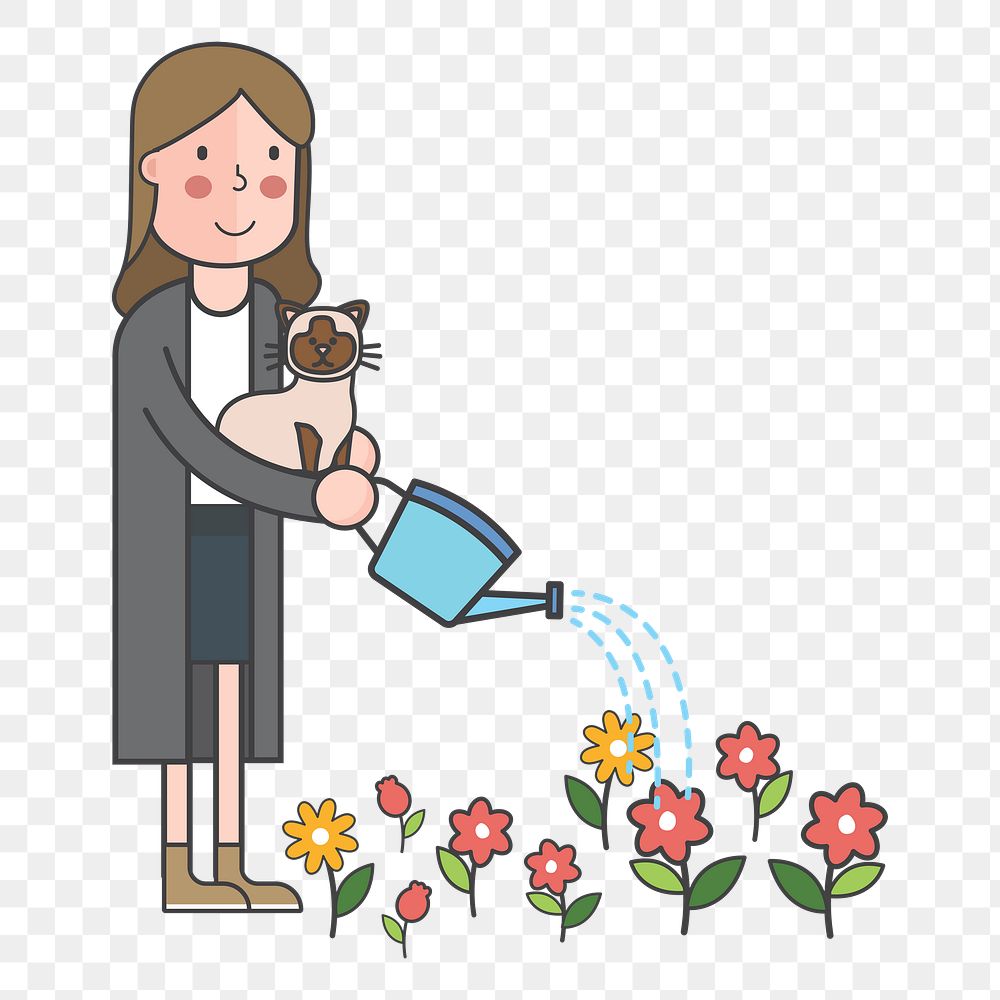 Planting png illustration, transparent background