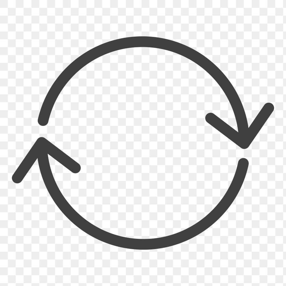 PNG loop icon transparent background