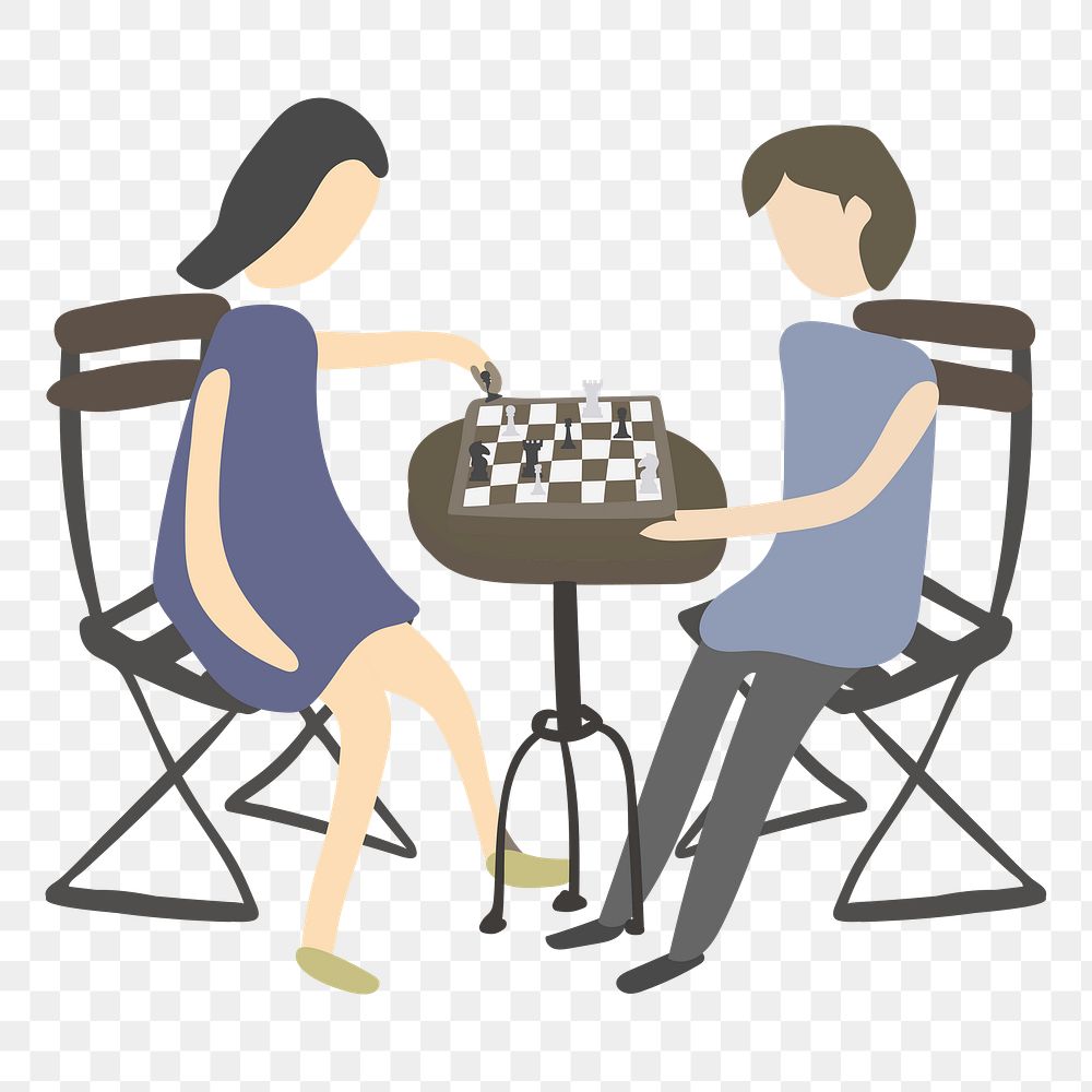 Chess game png illustration, transparent background