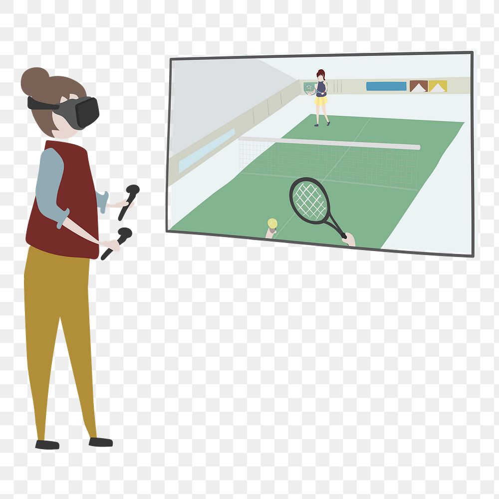 VR technology png illustration, transparent background