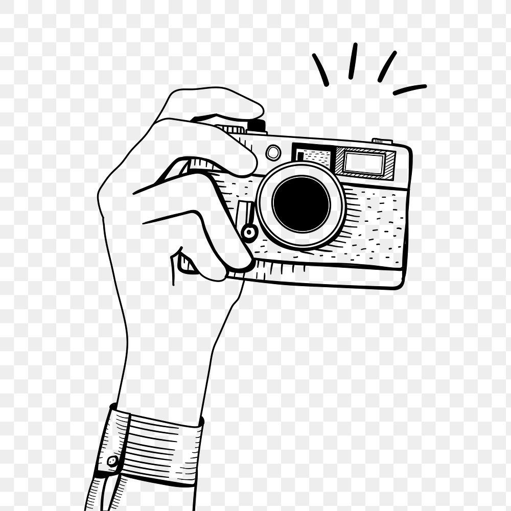 Photographing png illustration, transparent background