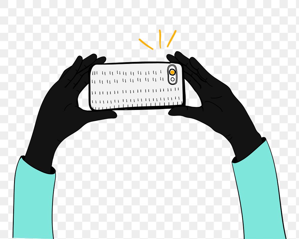 Photographing png illustration, transparent background