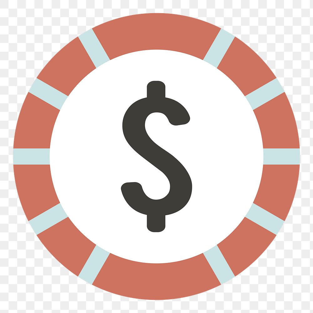 PNG  money currency icon illustration sticker, transparent background