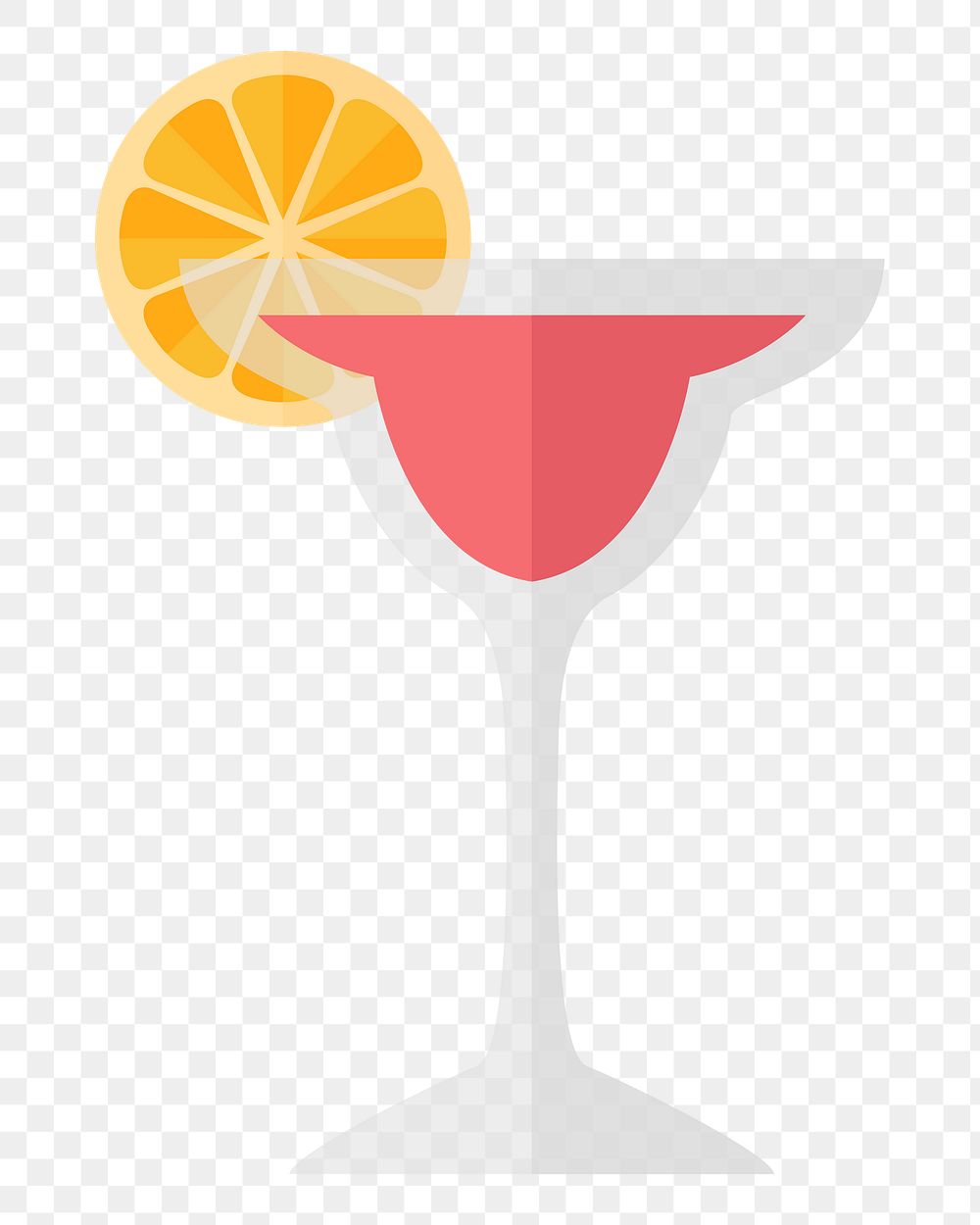 Cocktail drink png, transparent background