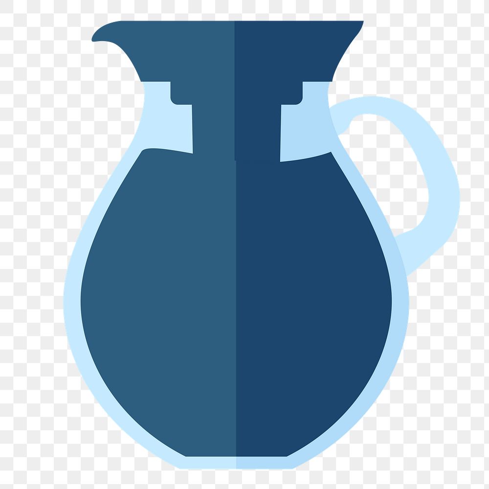 Jug of drink  png, transparent background