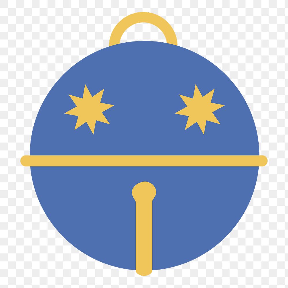 PNG bell icon illustration sticker, transparent background