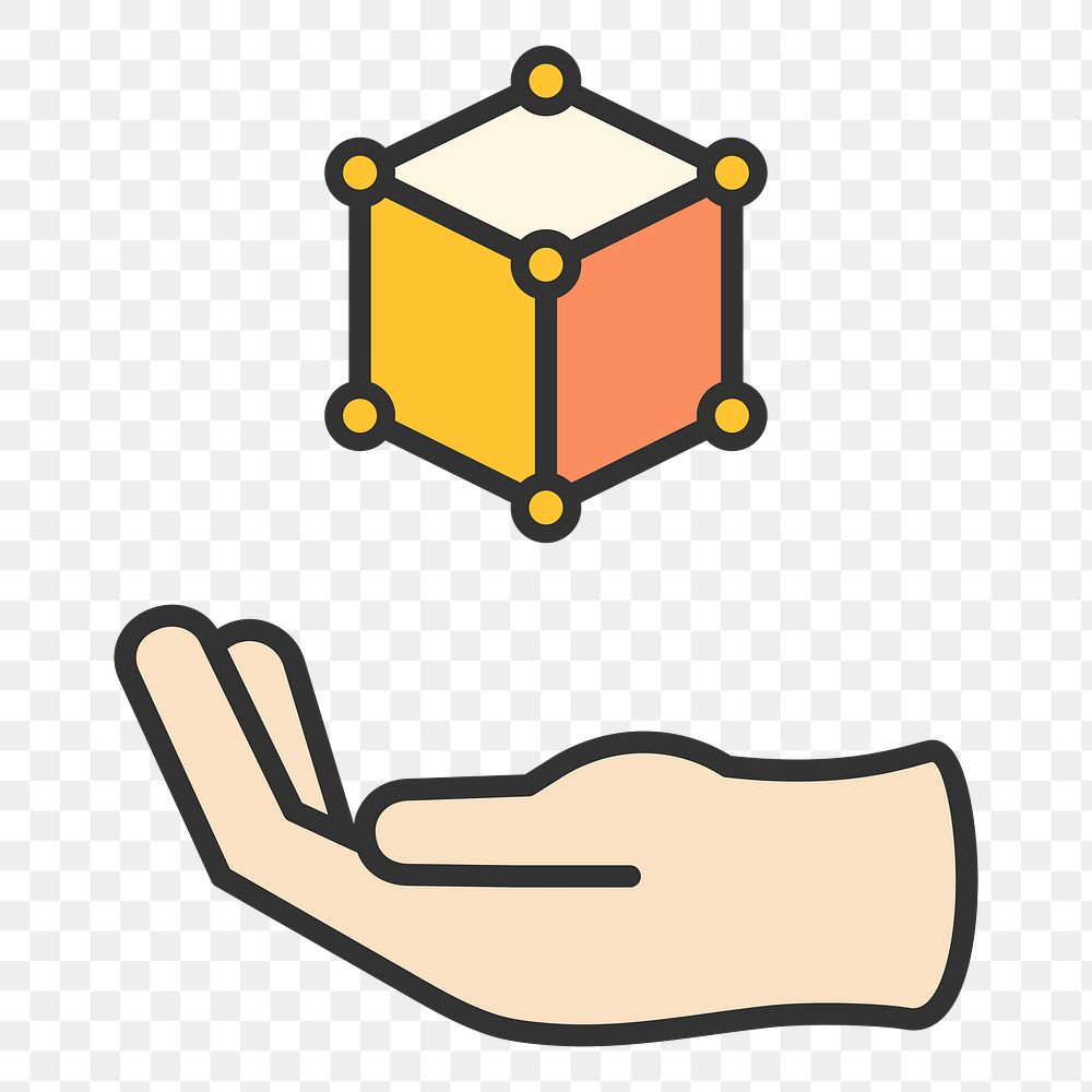 PNG box icon illustration sticker, transparent background
