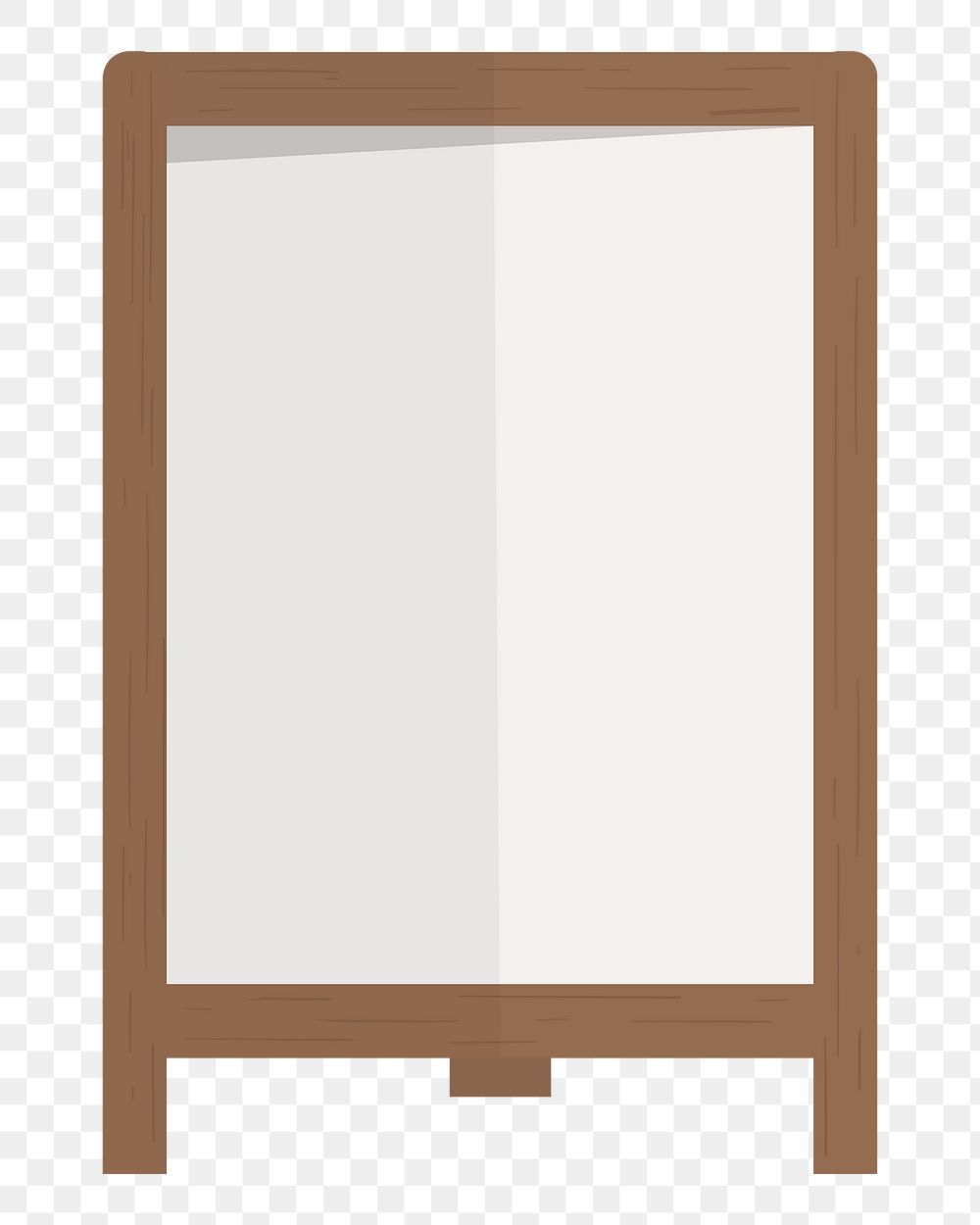 A-frame sign png illustration, transparent background