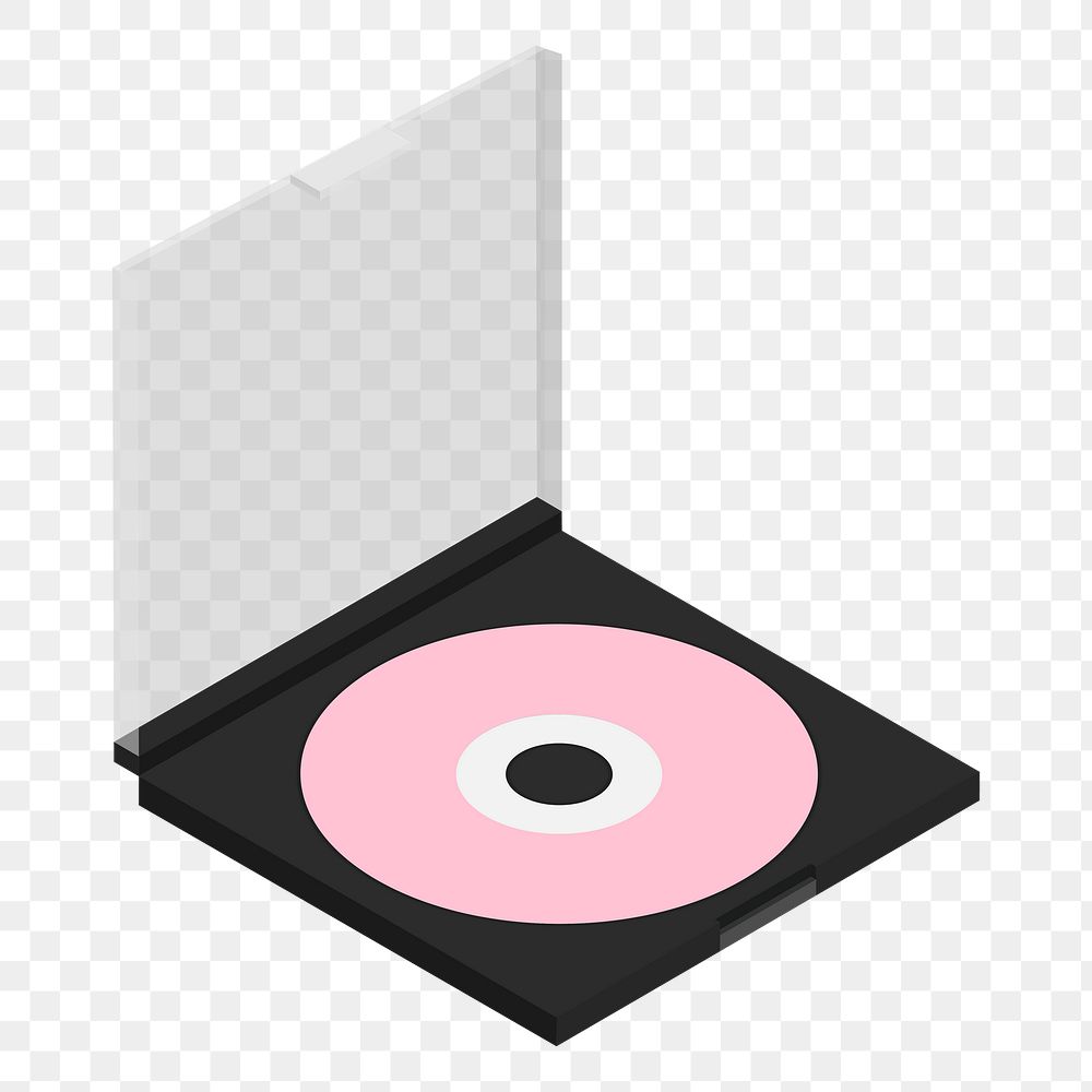 CD disc png illustration, transparent background