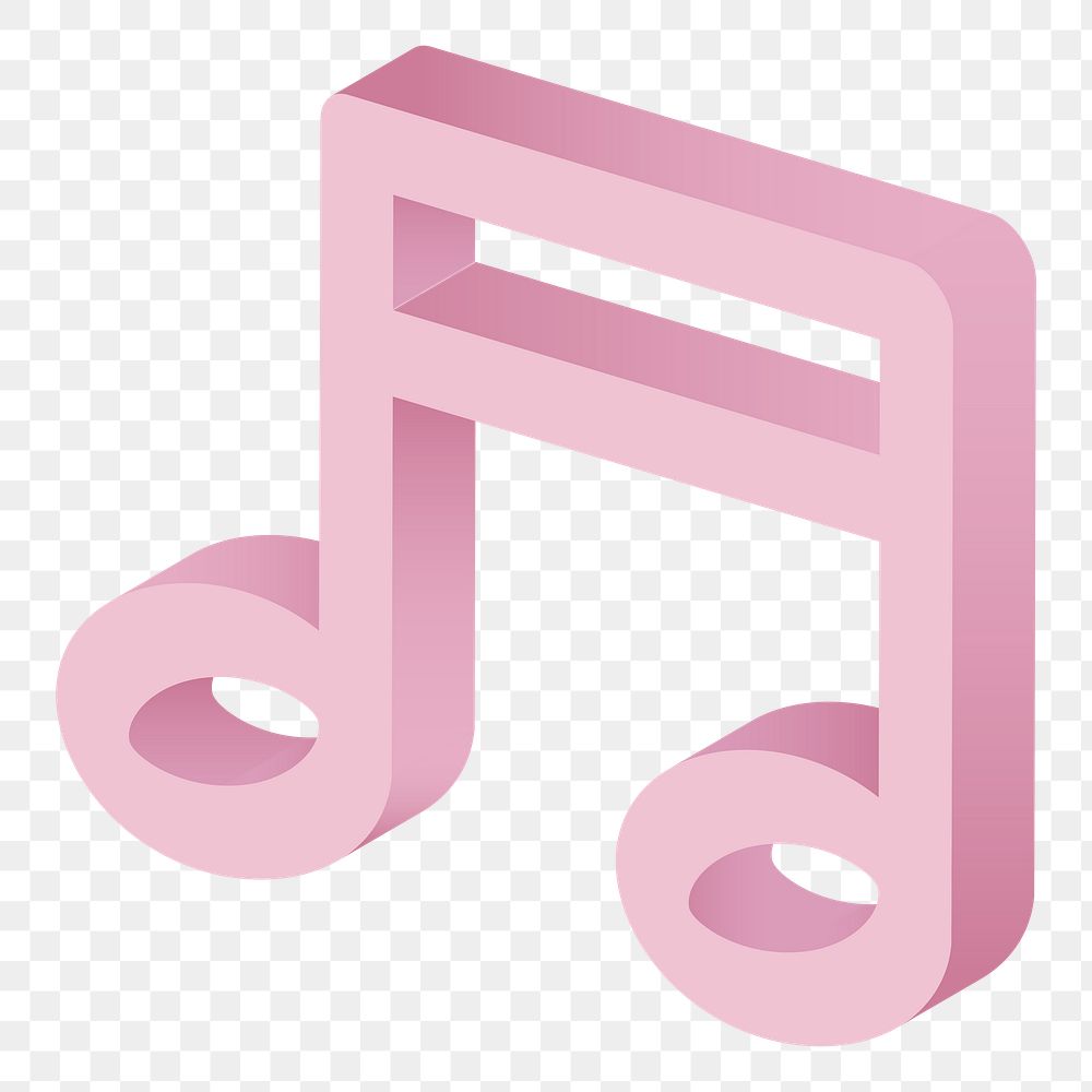 Music note png illustration, transparent background