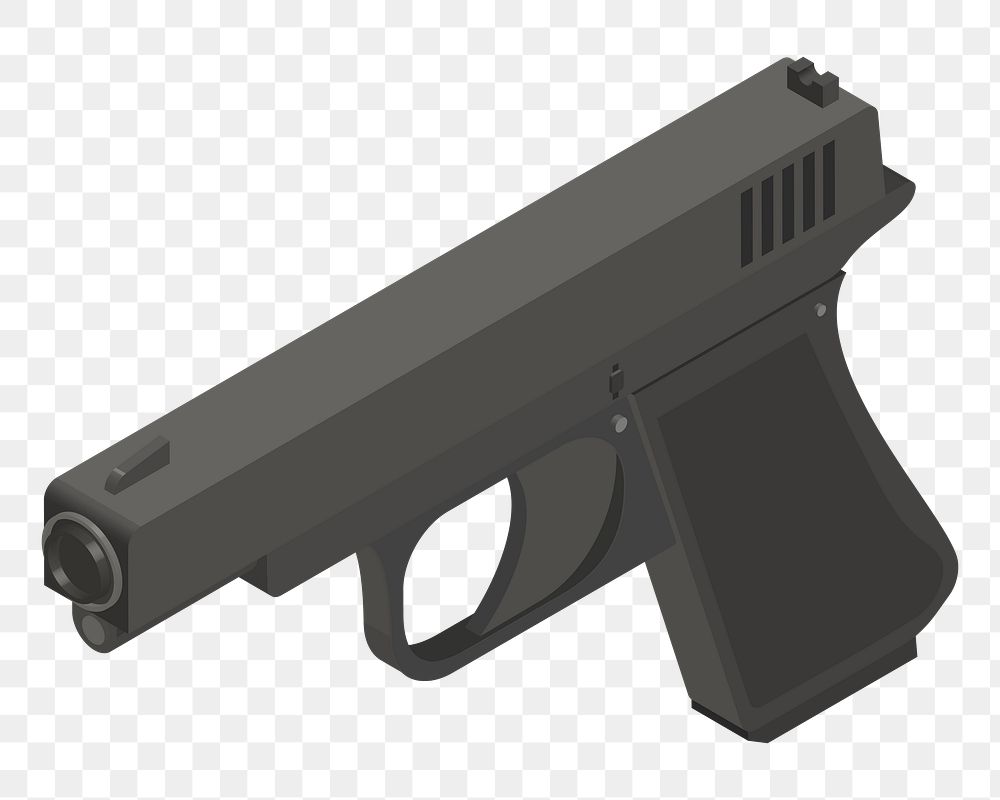 Gun png illustration, transparent background