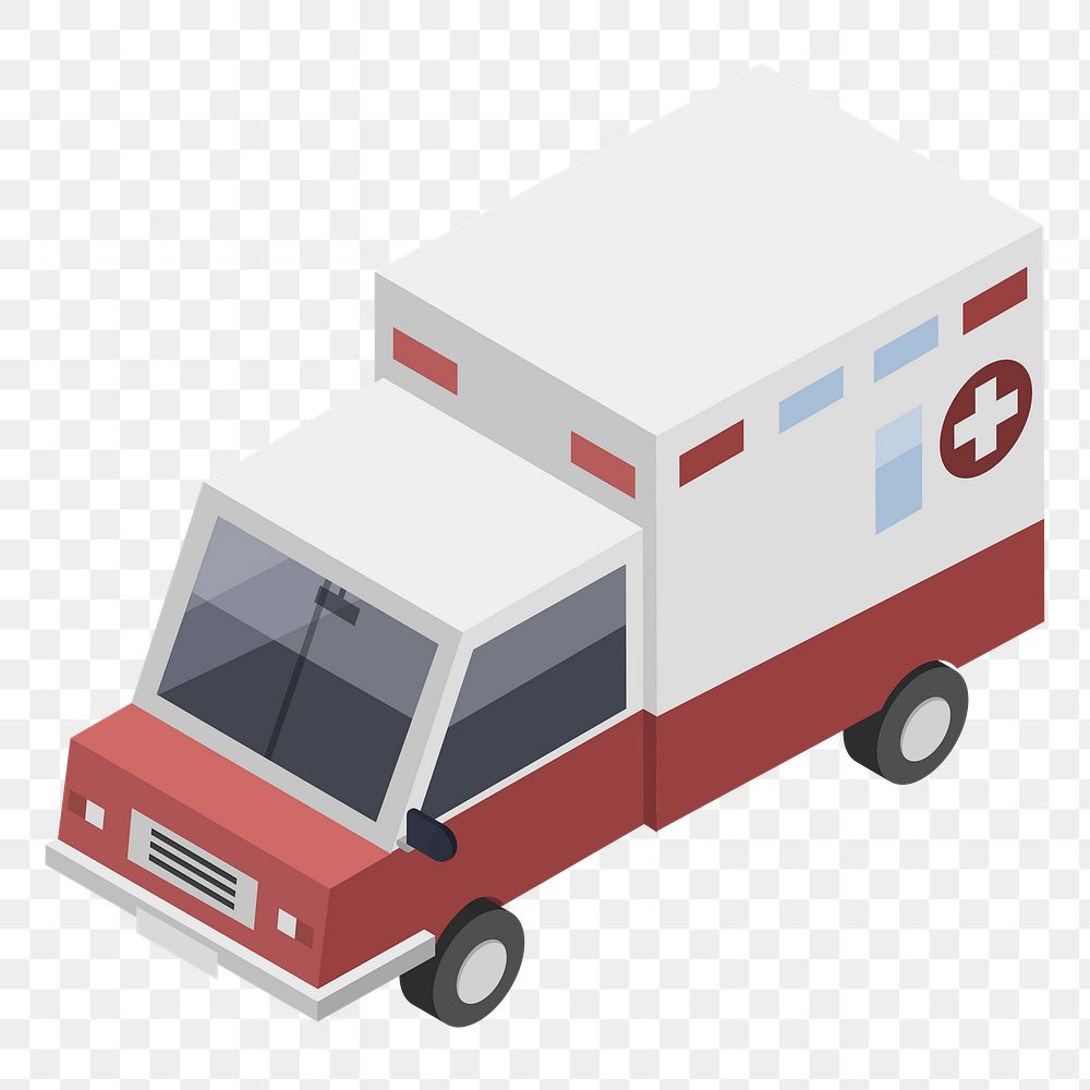 Car 3D png illustration, transparent background