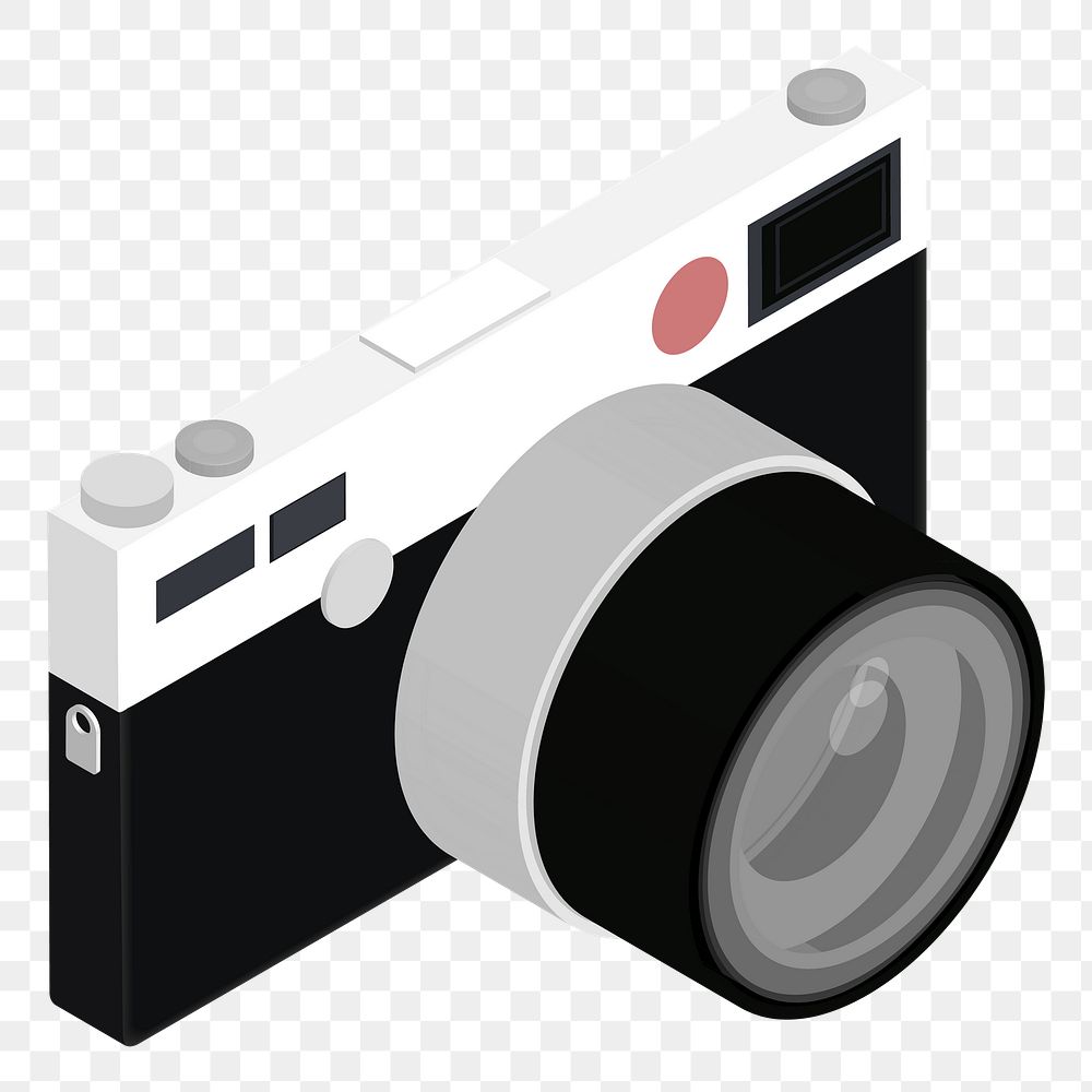 Film camera png illustration, transparent background