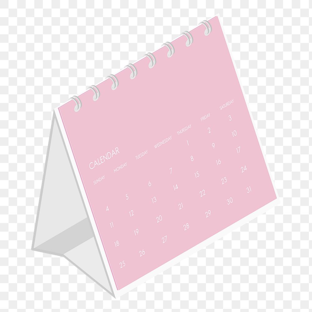 Calendar png illustration, transparent background