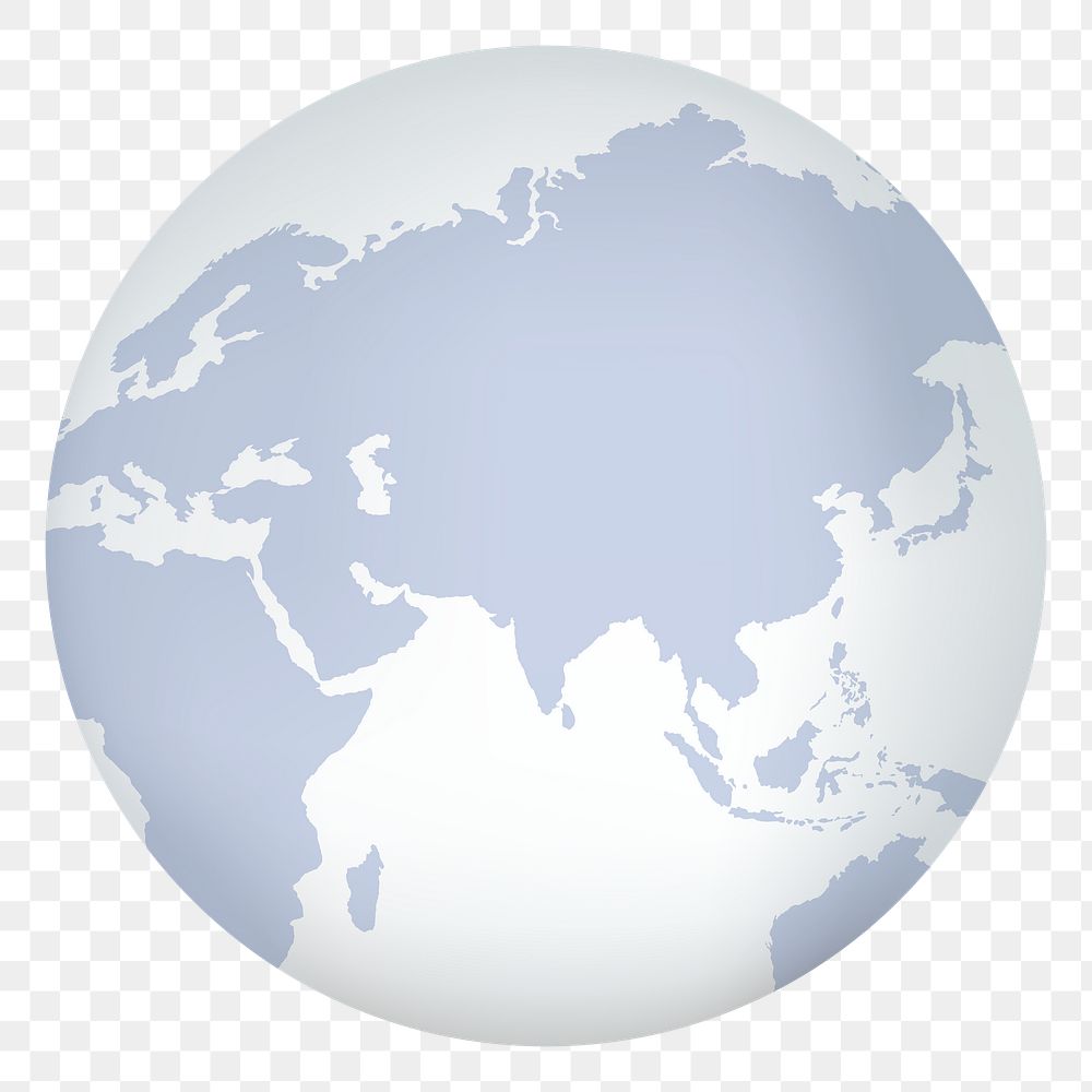 Globe png illustration, transparent background