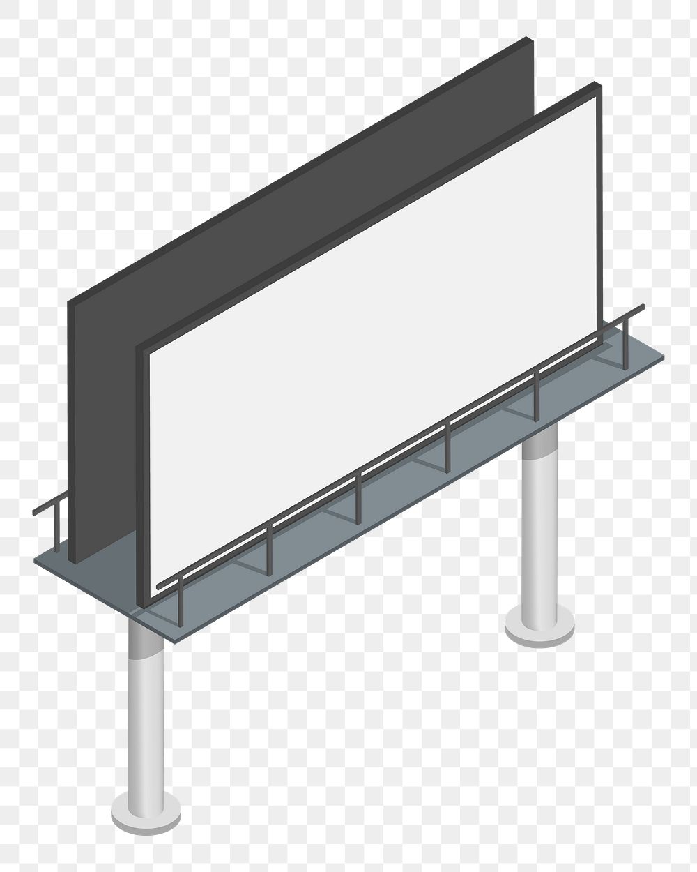 Billboard png illustration, transparent background