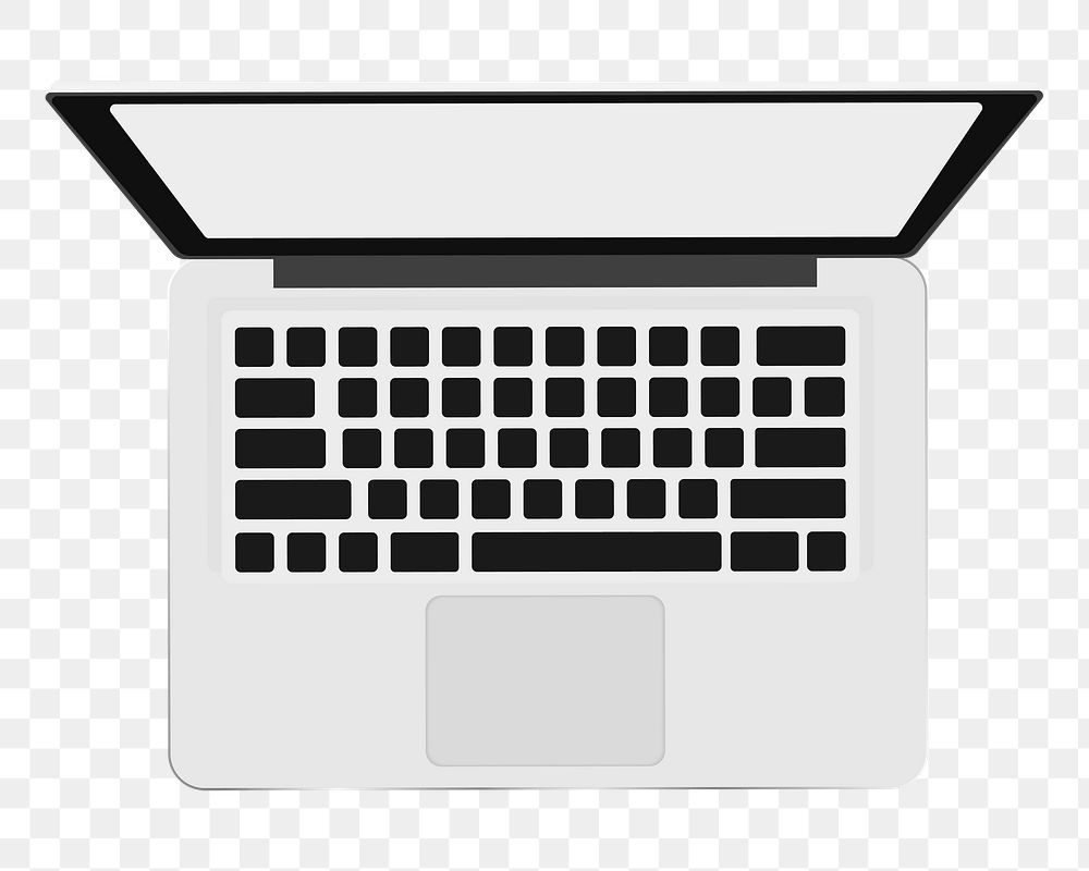 Laptop png illustration, transparent background