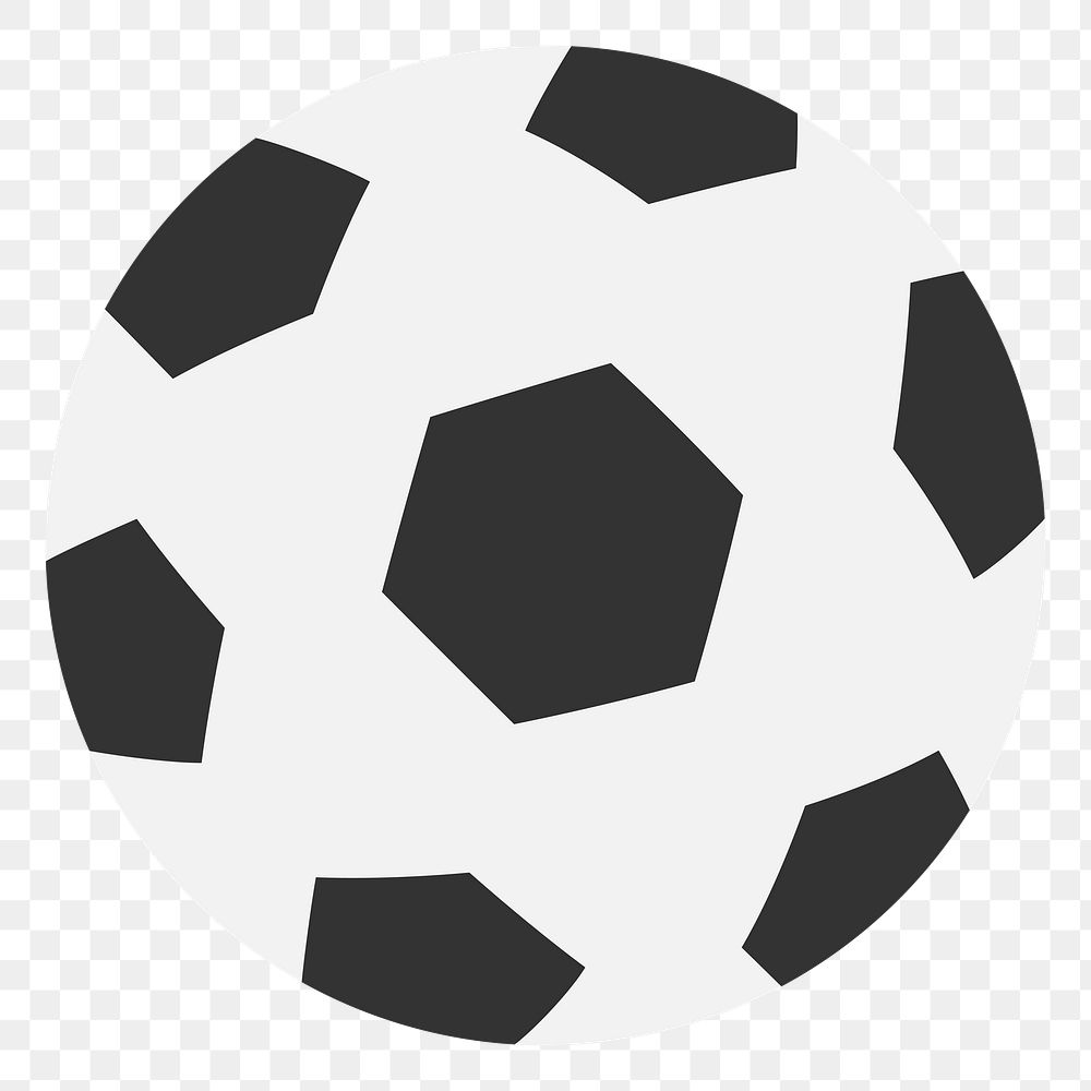 PNG soccer ball icon illustration sticker, transparent background