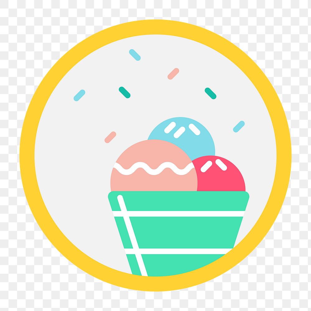 Cupcake png sticker, transparent background