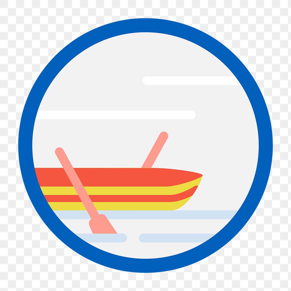 Sailing boat png sticker, transparent background