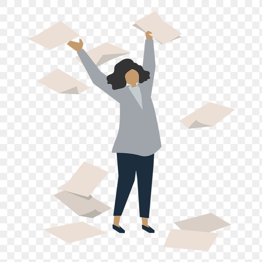 Business people png illustration, transparent background