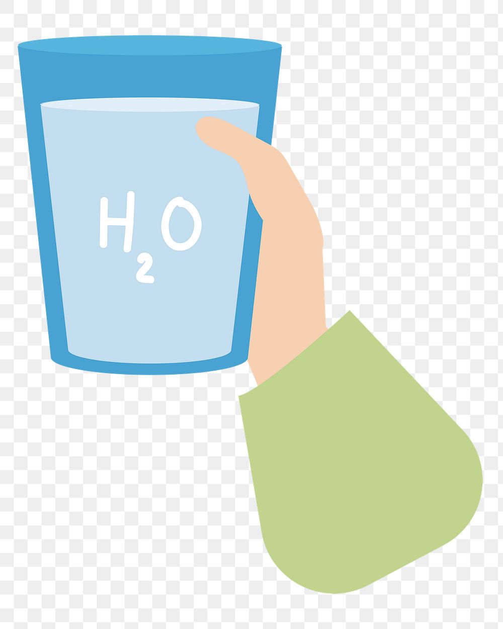 Png water chemistry icon, transparent background