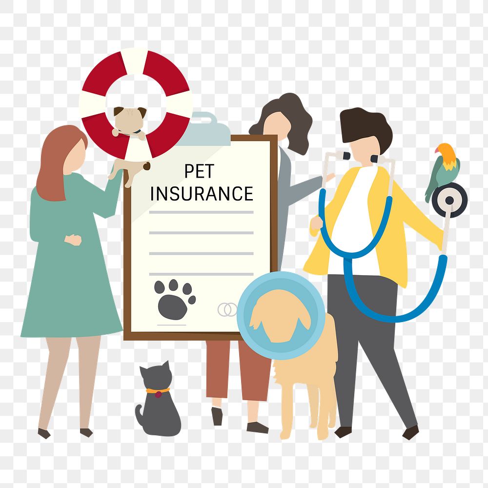 Pet insurance png illustration, transparent background