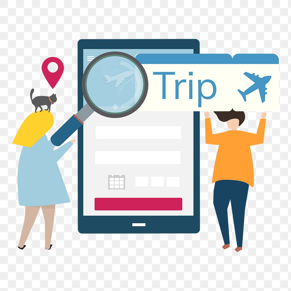 Travel png illustration, transparent background