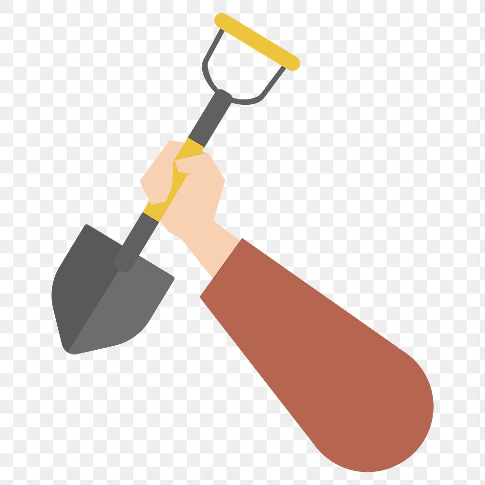 Png construction work icon, transparent background