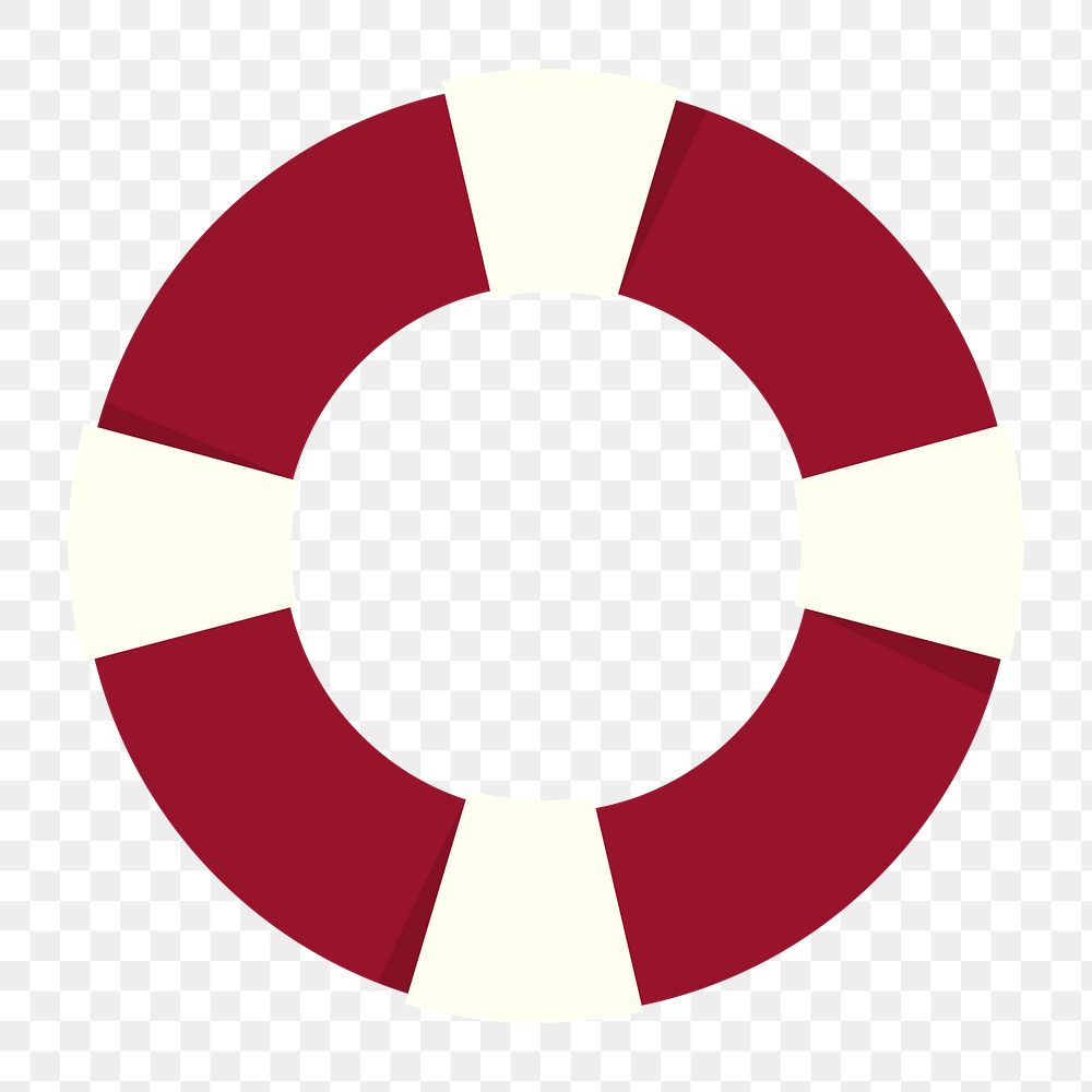 Life ring icon png,  transparent background 