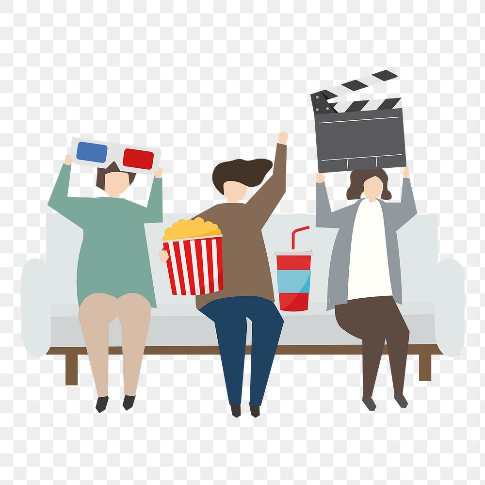 Movie png illustration, transparent background