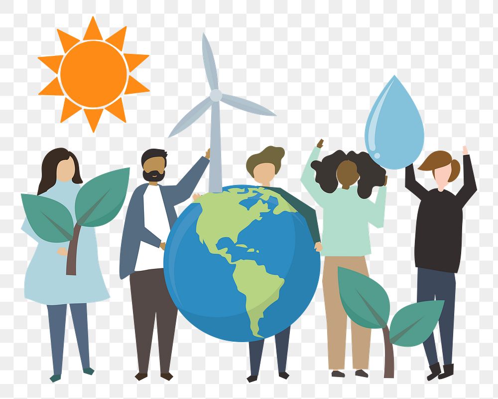 Renewable energy png illustration, transparent background