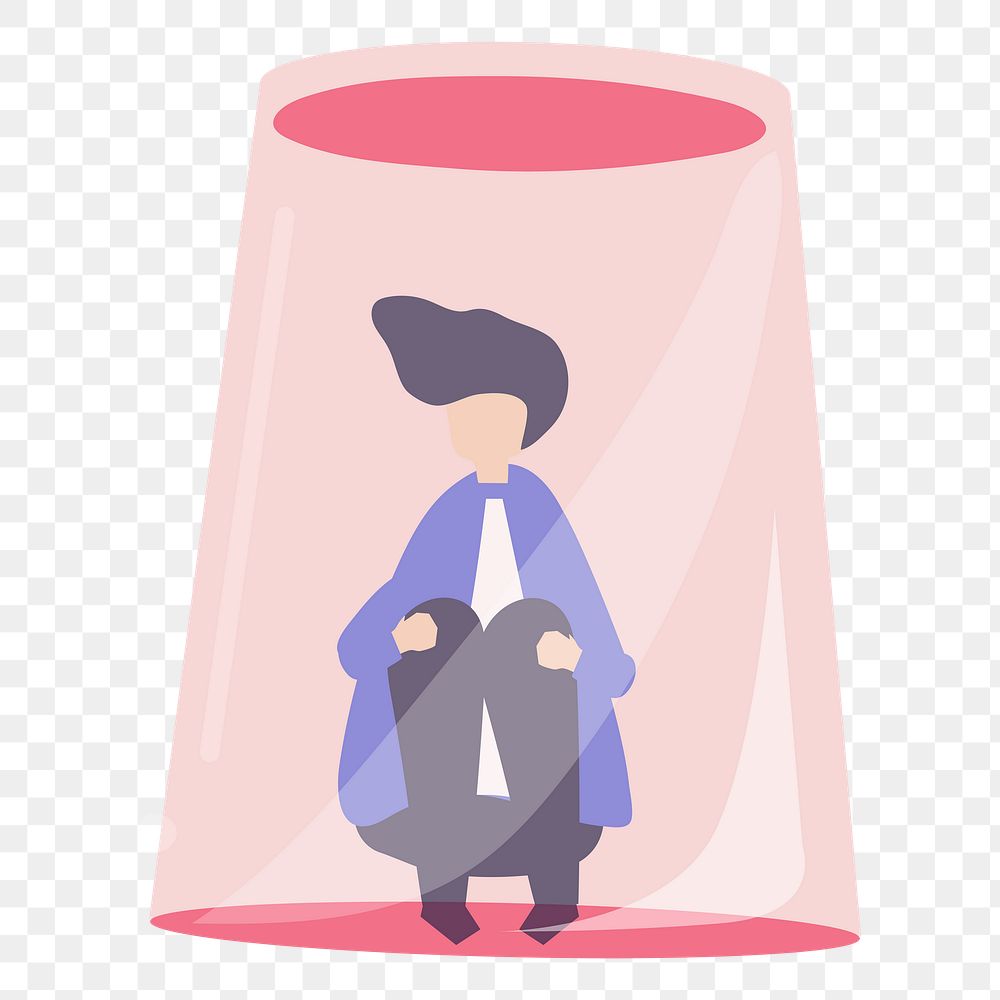 Mental health png illustration, transparent background