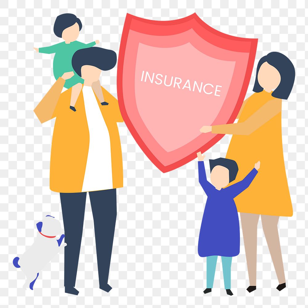 Life insurance png illustration, transparent background