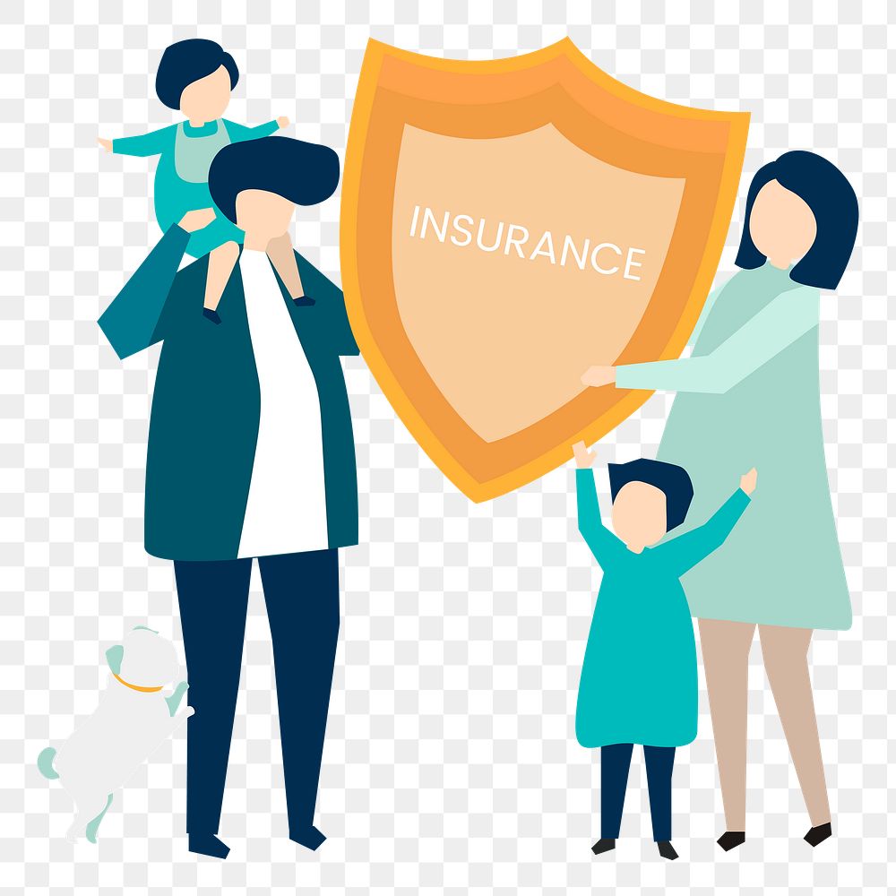 Life insurance png illustration, transparent background