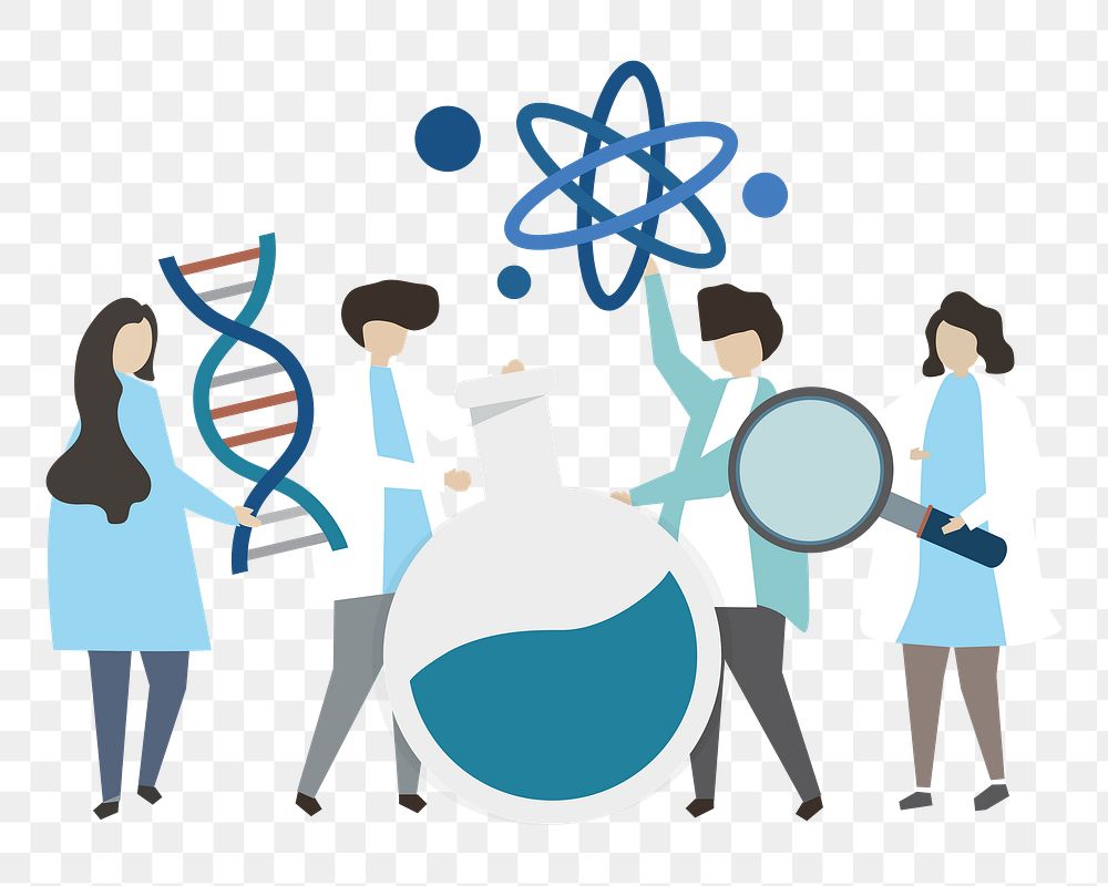 Science png illustration, transparent background