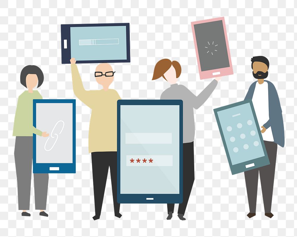 Digital device png illustration, transparent background