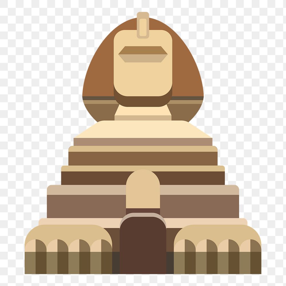 Great Sphinx of Giza png illustration, transparent background