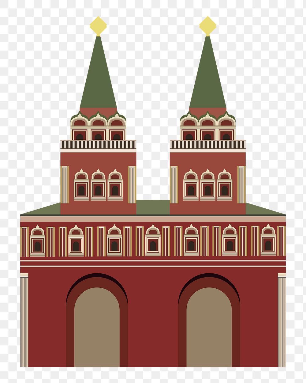 Iberian Gate and Chapel png illustration, transparent background
