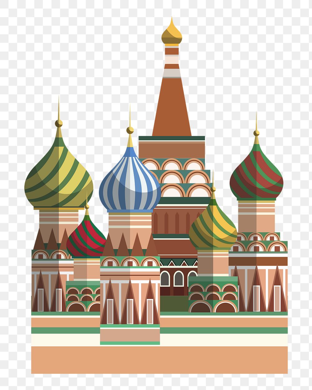 Saint Basil's Cathedral png illustration, transparent background