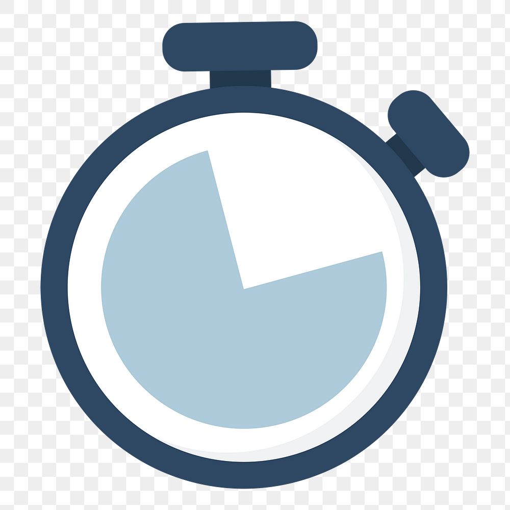  Png time recorder icon, transparent background