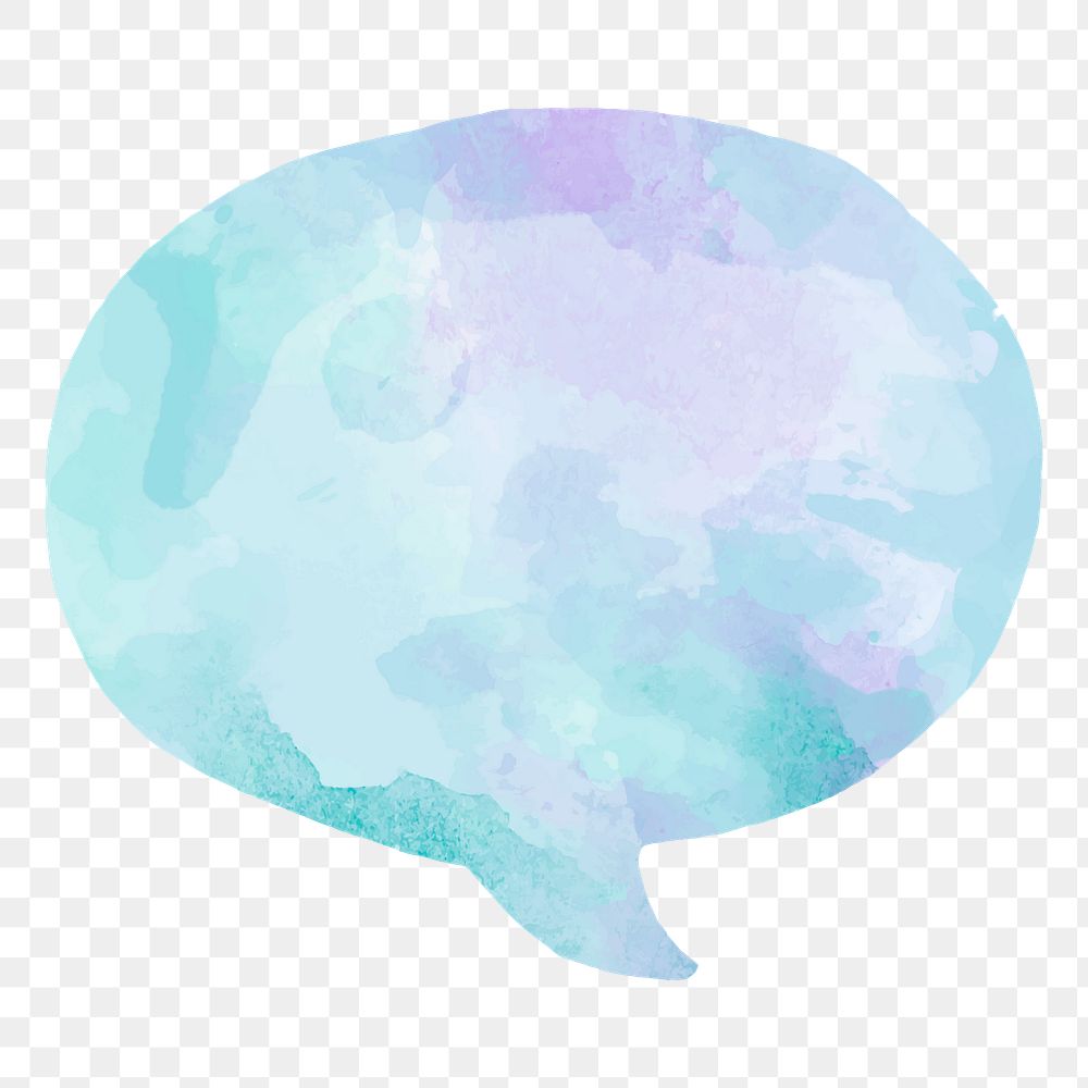 Speech bubble png element, transparent background