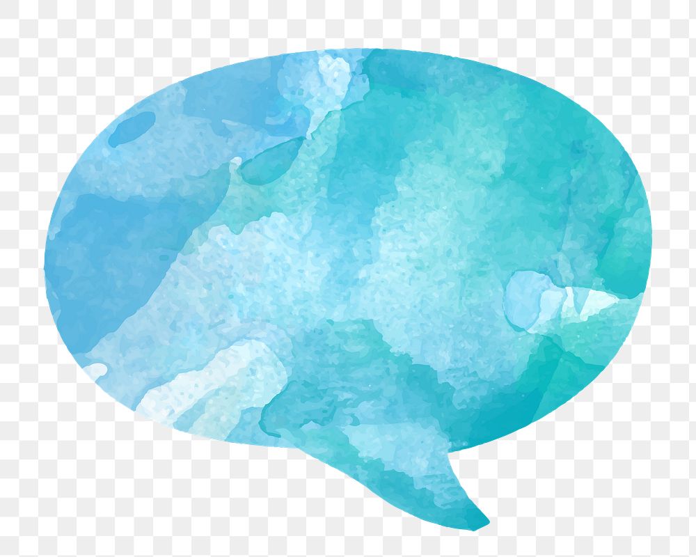Speech bubble png element, transparent background