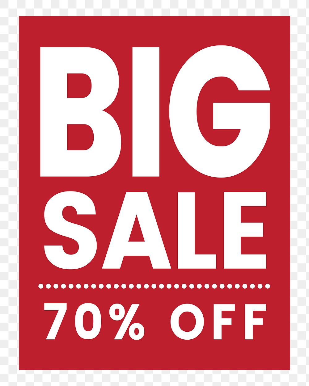 Big sale  png badge, transparent background