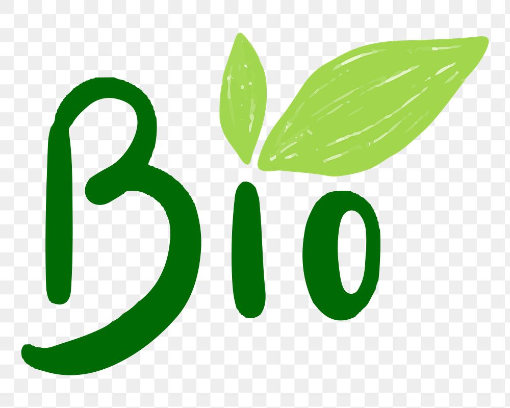 Bio png sticker, transparent background