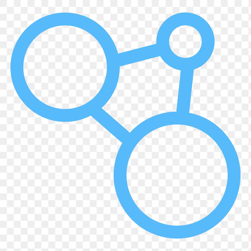 PNG Connecting dots icon symbol transparent background