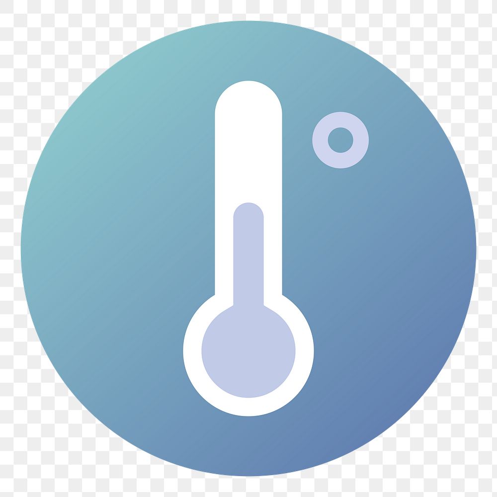PNG Thermometer icon  sticker, transparent background