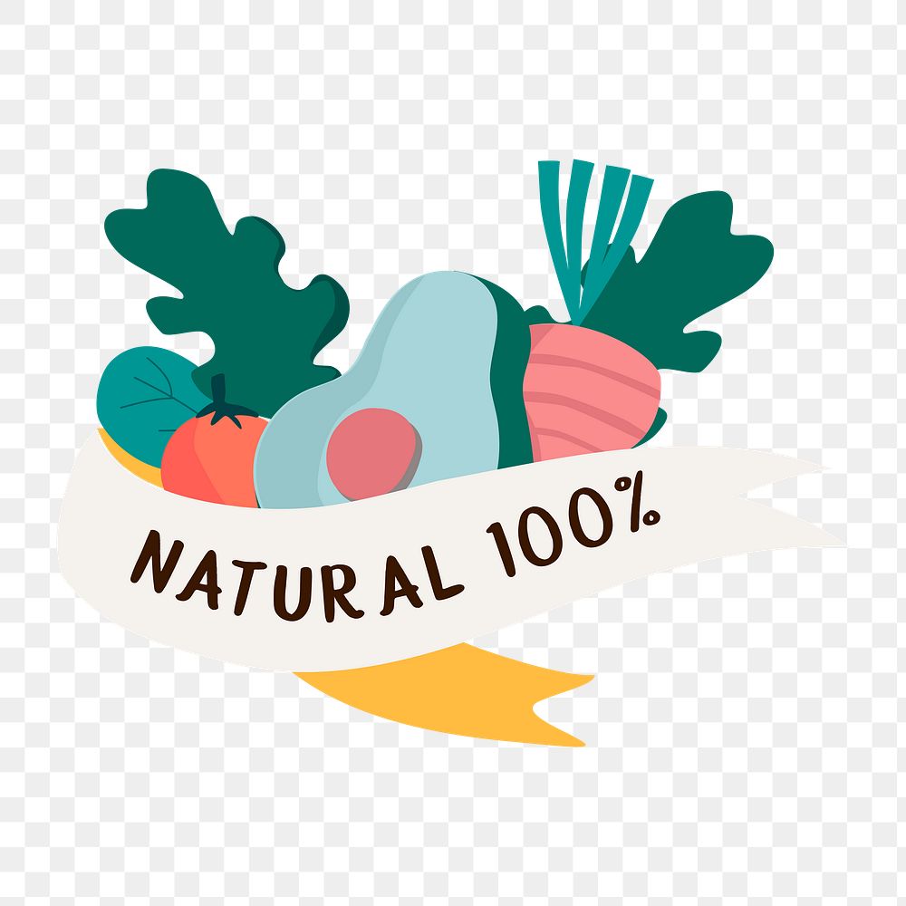 Png natural fresh food  sticker, transparent background